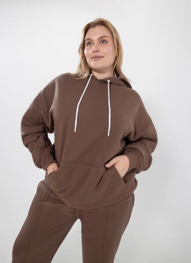 Royàl Couture Hoodie- Curve in Brown