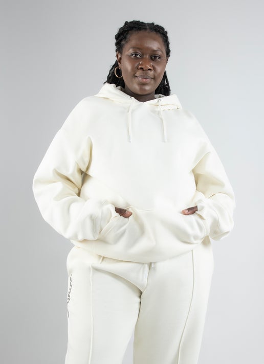 Royàl Couture Hoodie - Curve in White | Red Rat