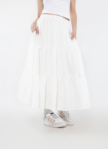 Royàl Gypsy Skirt in White
