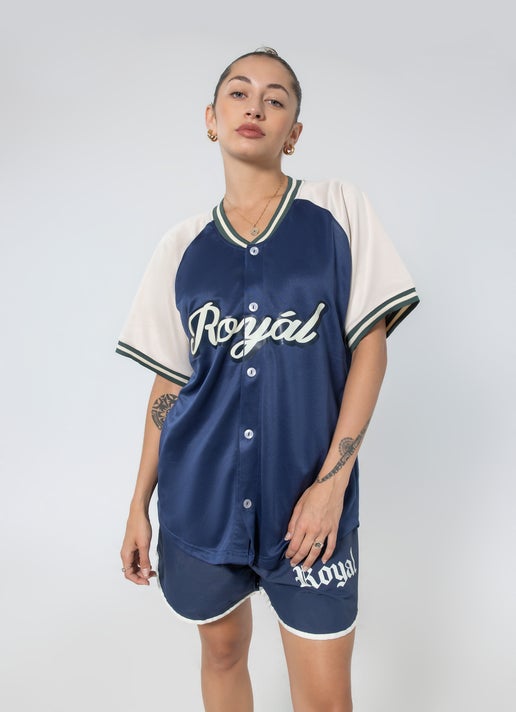 Royàl Heritage Series Field Jersey in Blue | Red Rat