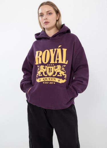 Royàl Imperial Hoodie in Purple