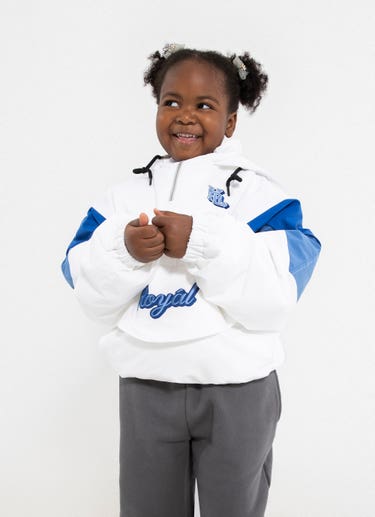Royàl Kids Anorak Jacket in White