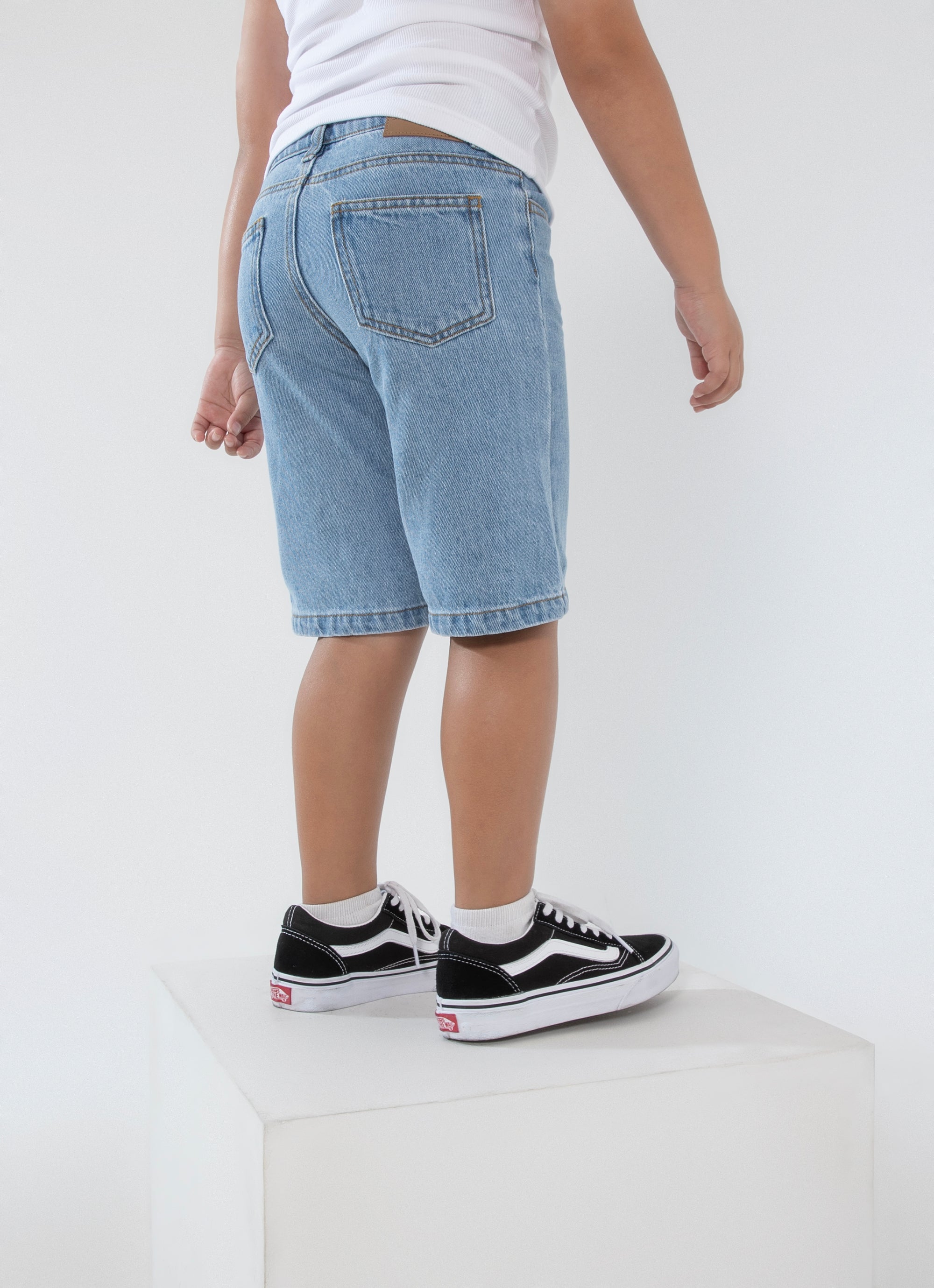 Royàl Kids Denim Shorts in Blue