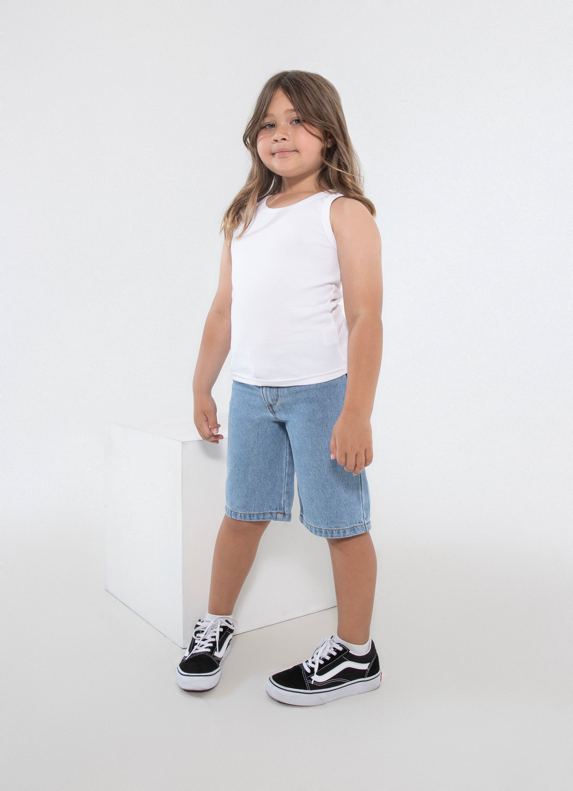 Royàl Kids Denim Shorts in Blue