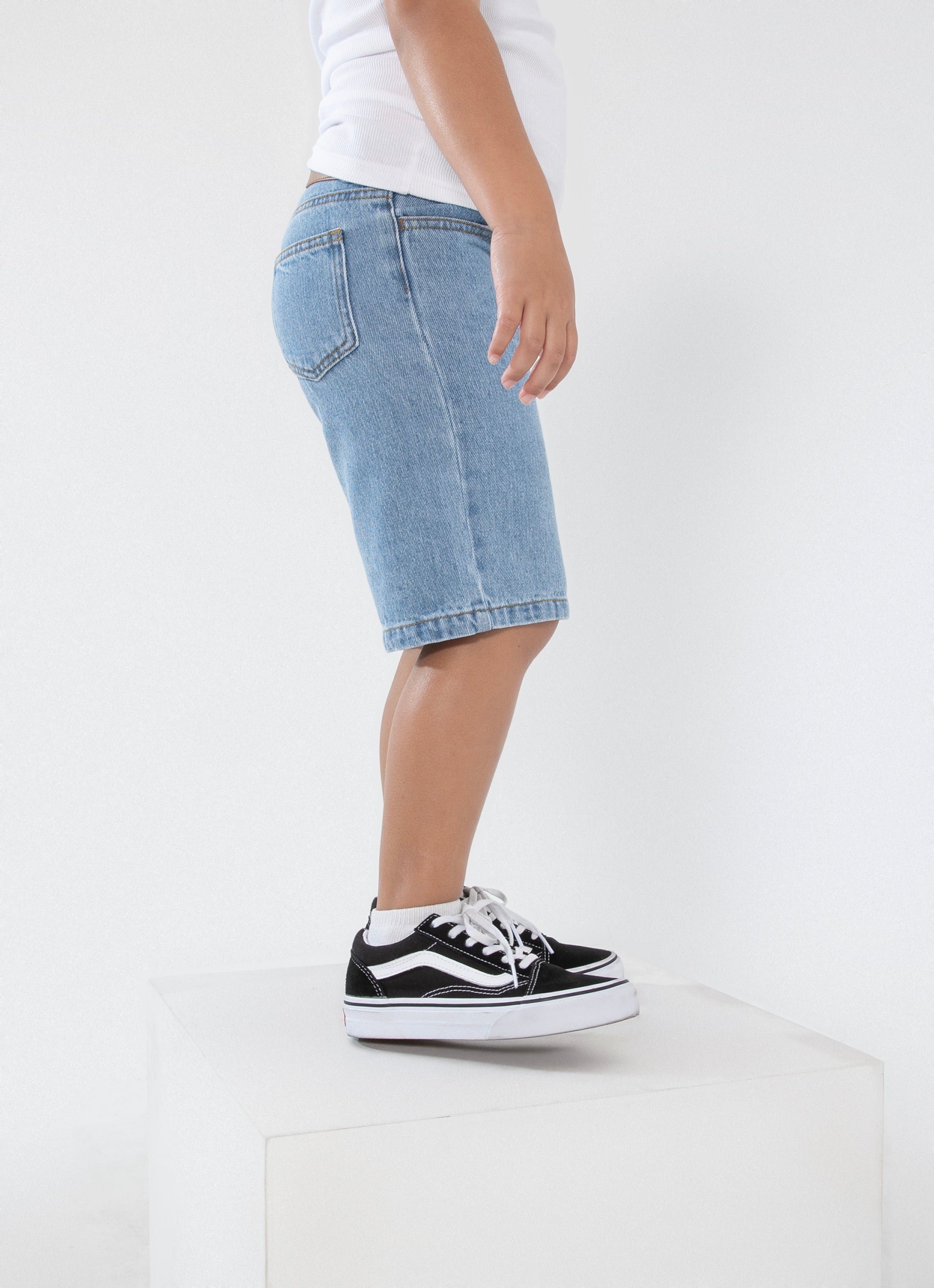 Royàl Kids Denim Shorts in Blue