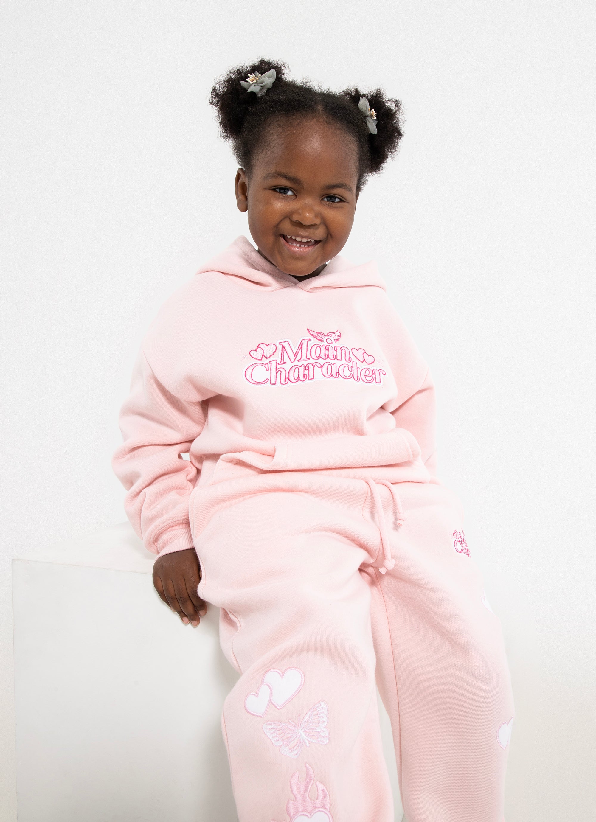Royàl Kids Main Character Hoodie in Pink