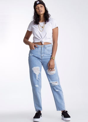 Royàl Mom Ripped Jeans