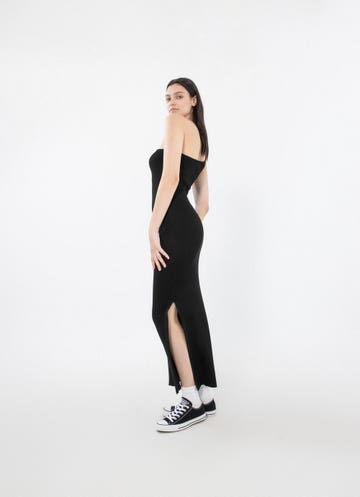 Royàl One Shoulder Dress in Black