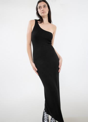 Royàl One Shoulder Dress in Black