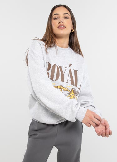 Royàl Siren Crewneck in Grey