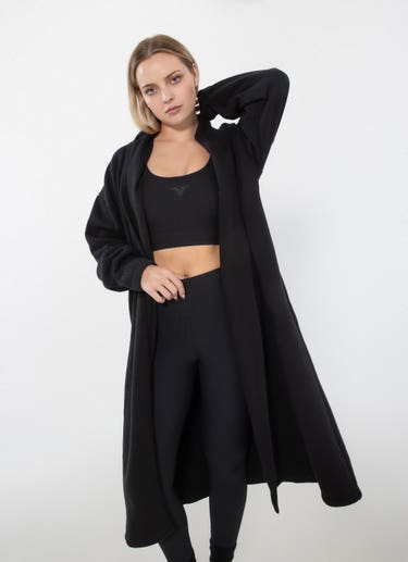 Royàl Snug Cardigan in Black