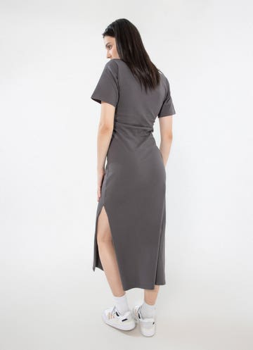 Royàl Tshirt Dress in Grey