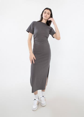 Royàl Tshirt Dress in Grey
