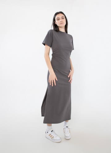 Royàl Tshirt Dress in Grey