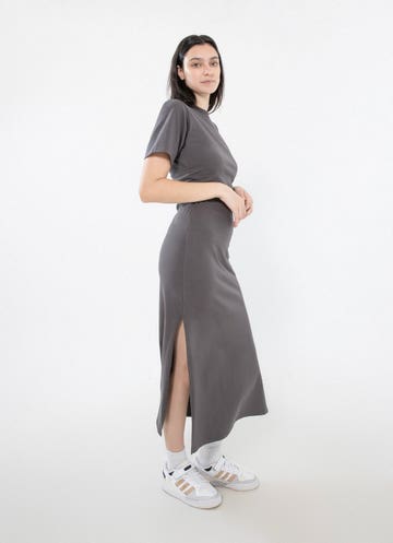 Royàl Tshirt Dress in Grey