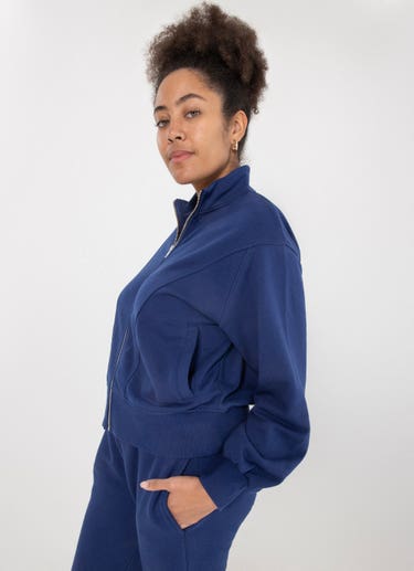 Royàl Zipped Up Jacket in Blue