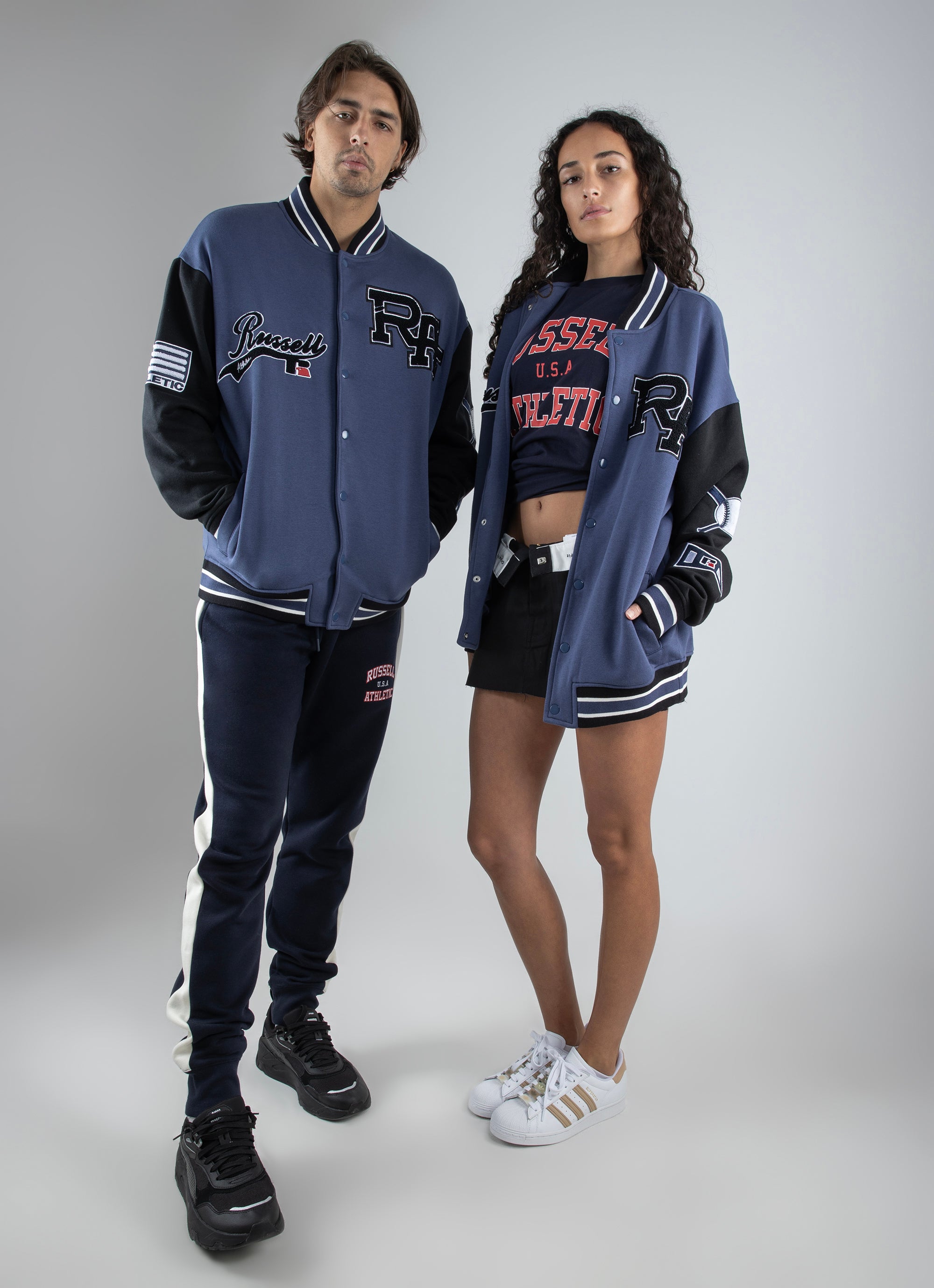 Russell Athletic Varsity Jacket in Blue | Red Rat