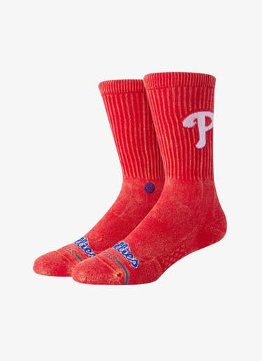 Stance Mlb Fade Philadelphia Philies Socks in Red
