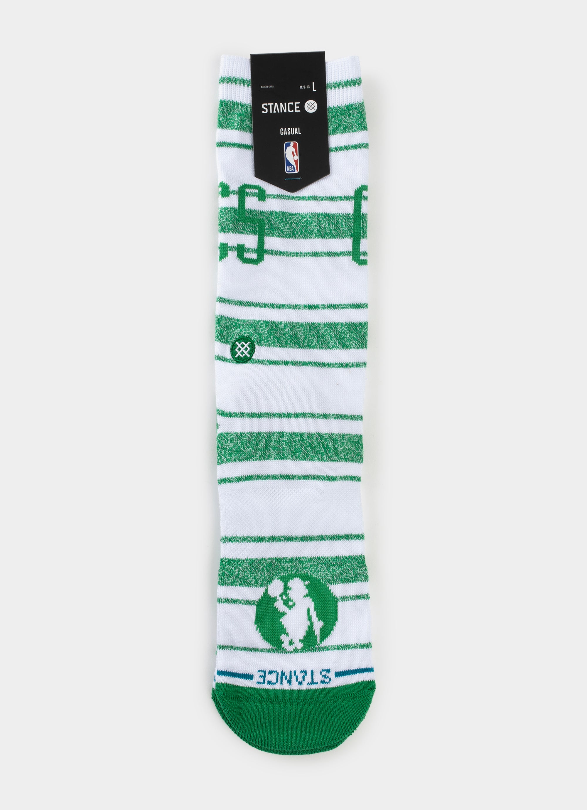 Stance Nba Boston Celtics Homesick Crew Socks in Green Red Rat
