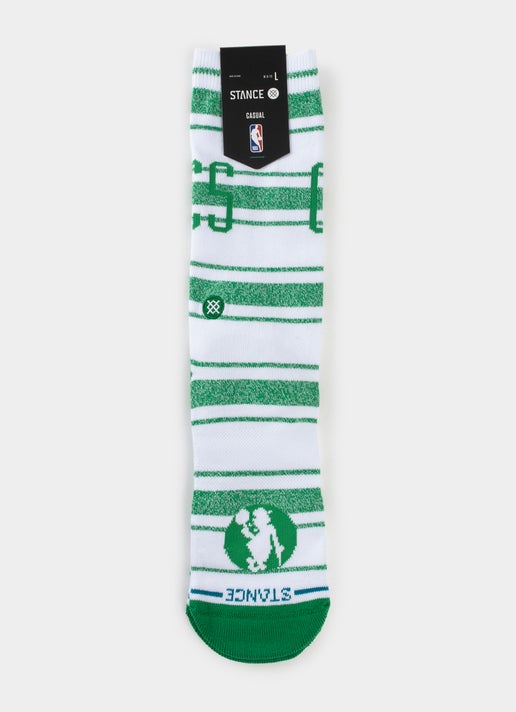 Stance Nba Boston Celtics Homesick Crew Socks in Green Red Rat