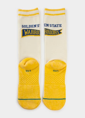 Stance Nba Golden State Warriors Victory Socks in Yellow | Red Rat