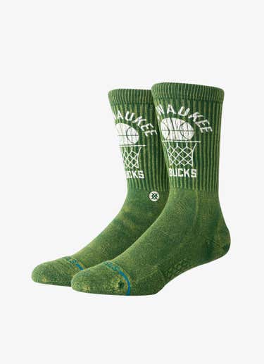 Stance Nba Milwaukee Bucks Vintage Socks in Green
