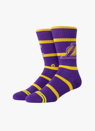 Stance Nba Prep Los Angeles Lakers Socks in Purple