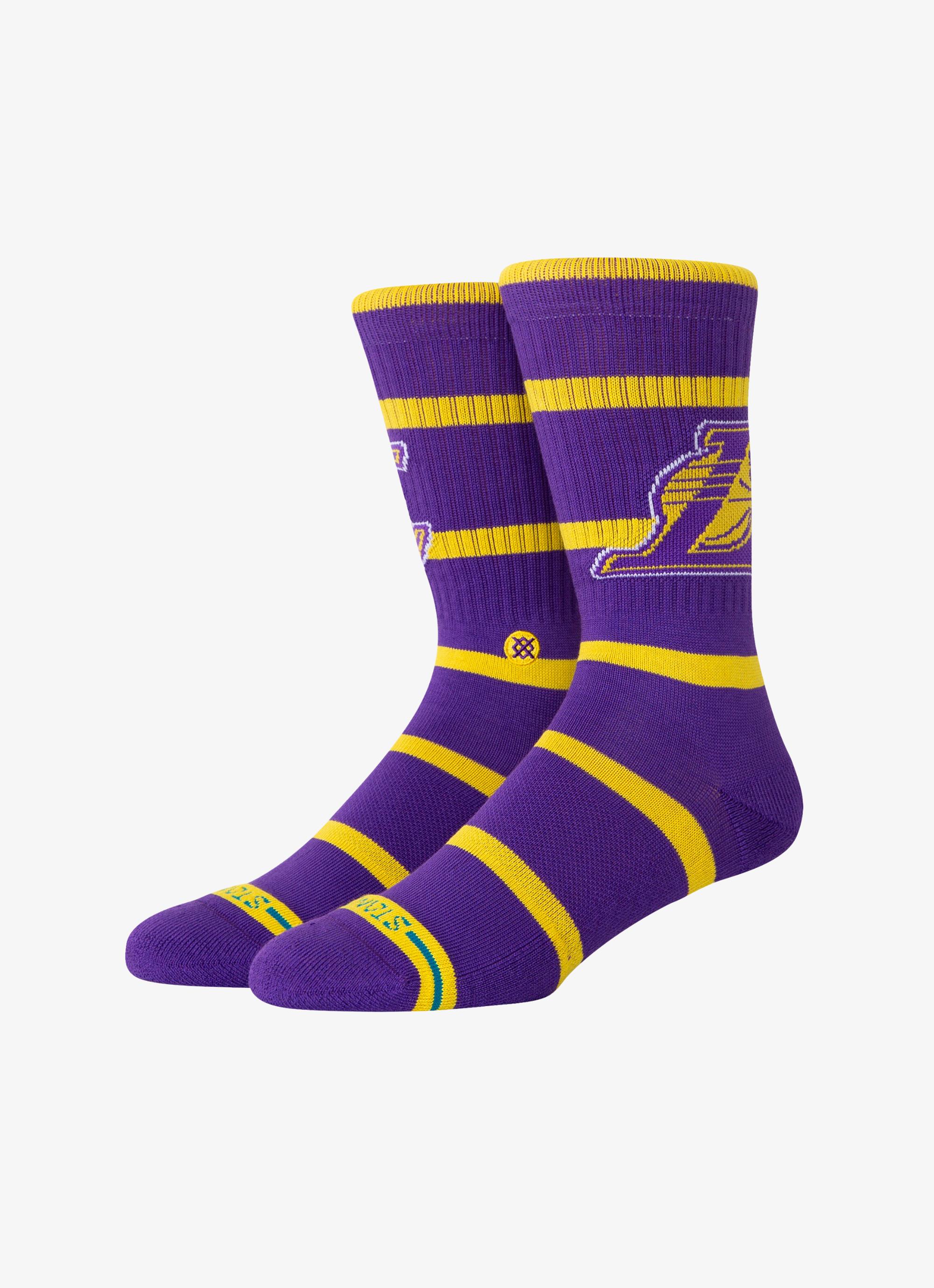 Stance Nba Prep Los Angeles Lakers Socks in Purple