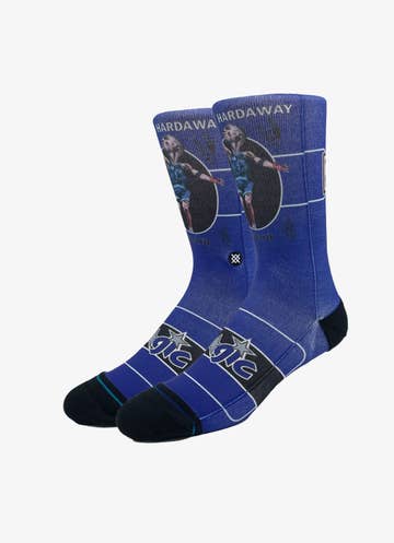 Stance X Nba Penny Hardaway Retro Bighead Socks in Multi Red Rat