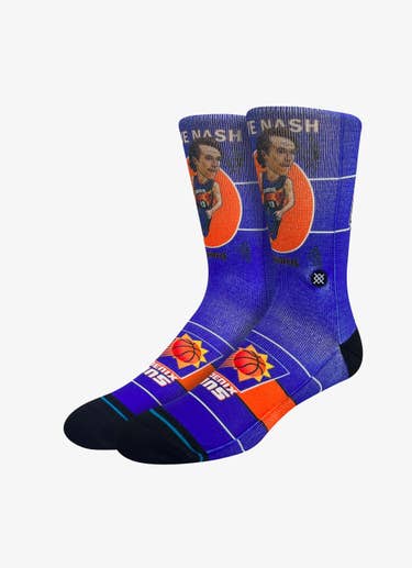 Stance X Nba Steve Nash Retro Bighead Socks in Multi