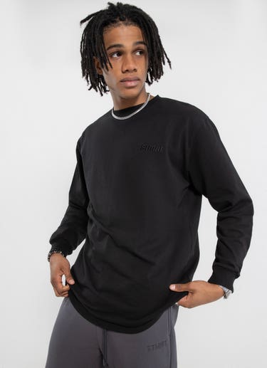 Stmnt Aisle Long Sleeve in Black