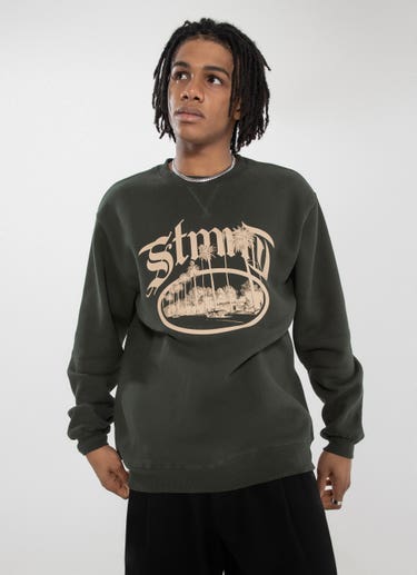 Stmnt Areca Crewneck in Green