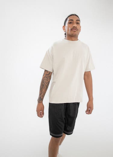 Stmnt Café Tshirt in Beige
