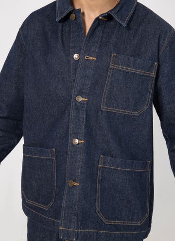 Stmnt Hauler Denim Jacket in Blue