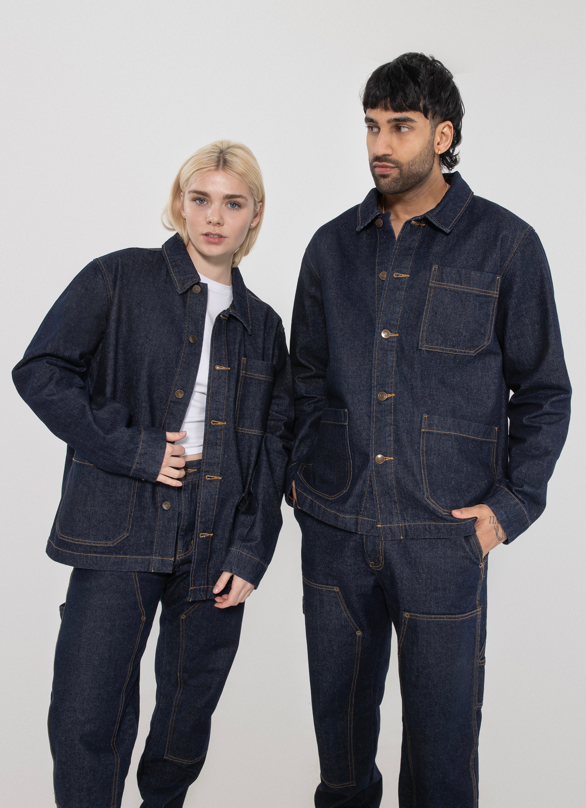 Stmnt Hauler Denim Jacket in Blue