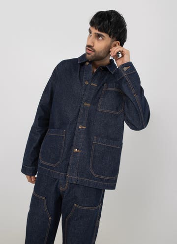 Stmnt Hauler Denim Jacket in Blue