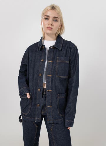 Stmnt Hauler Denim Jacket in Blue
