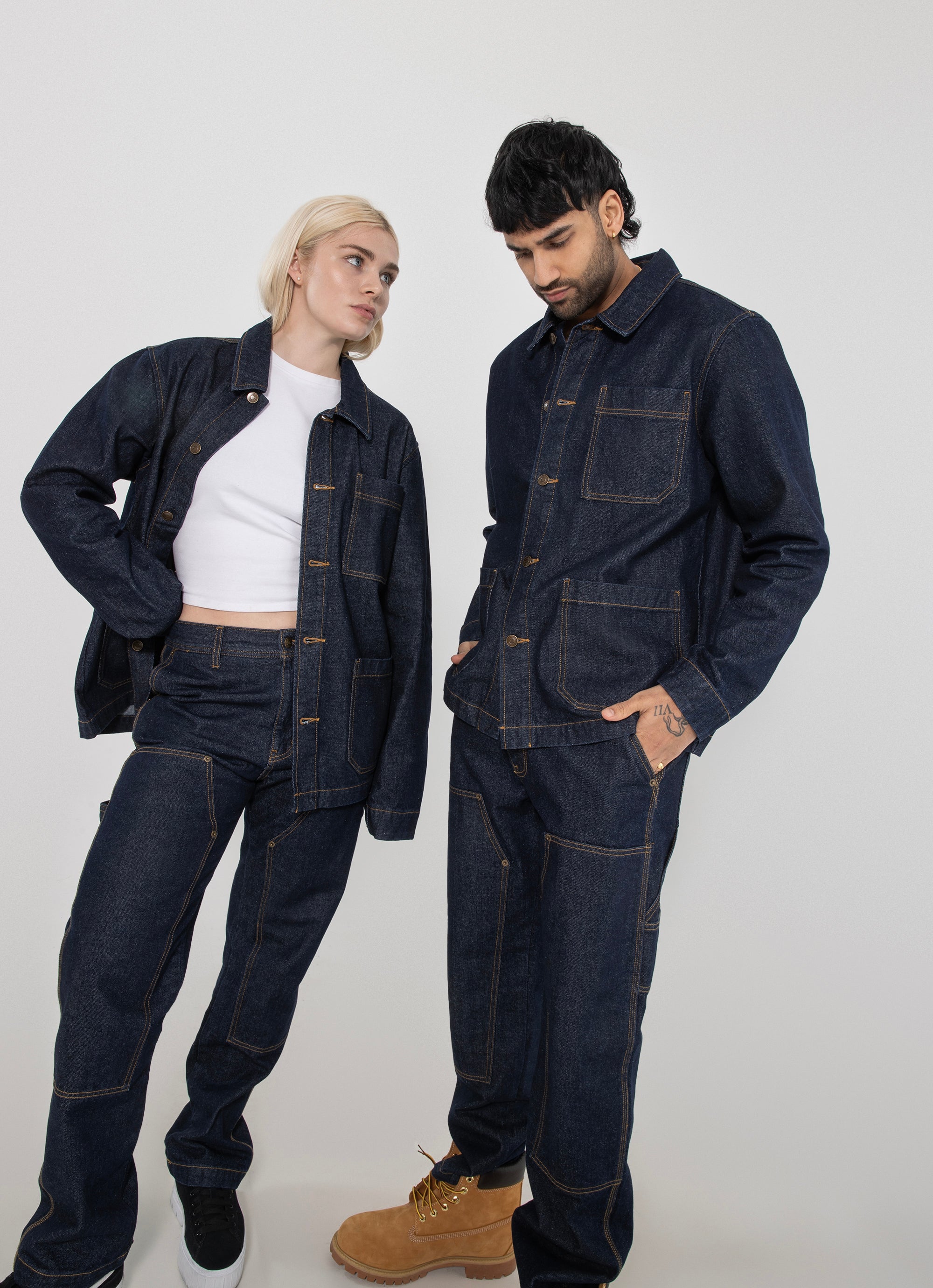 Stmnt Hauler Denim Jacket in Blue