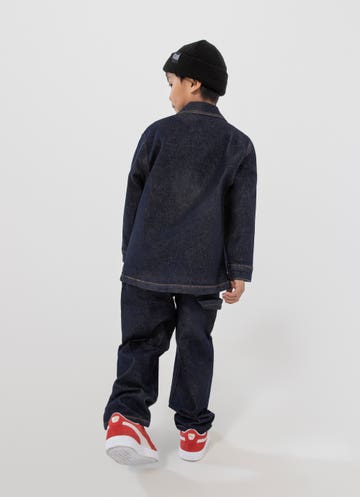 Stmnt Kids Hauler Denim Jacket in Blue