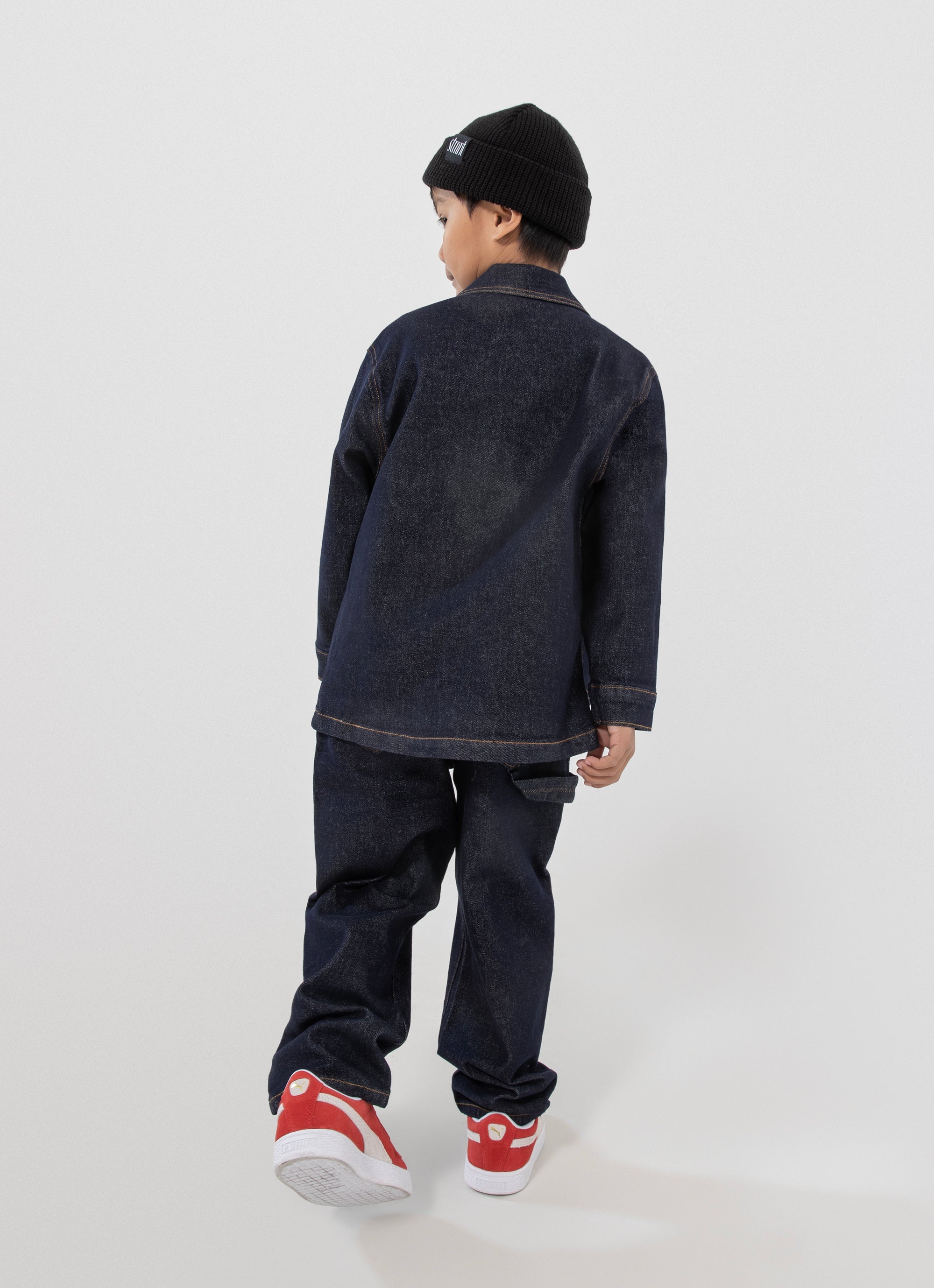 Stmnt Kids Hauler Denim Jacket in Blue