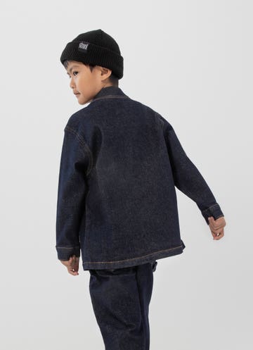 Stmnt Kids Hauler Denim Jacket in Blue