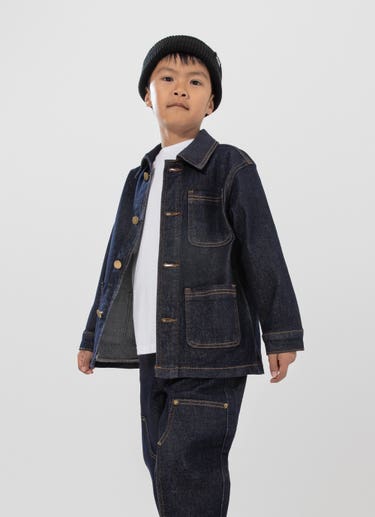 Stmnt Kids Hauler Denim Jacket in Blue