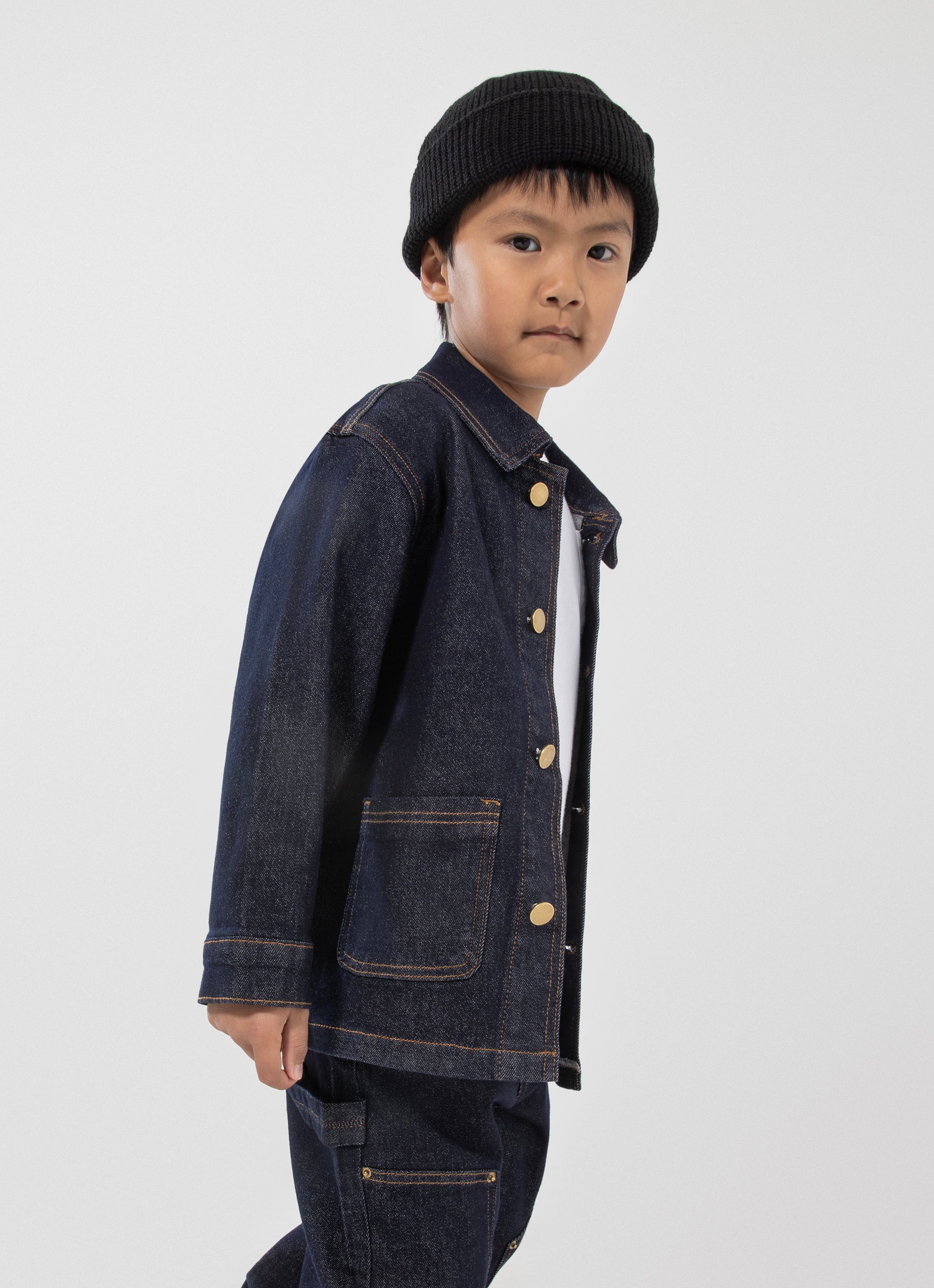 Stmnt Kids Hauler Denim Jacket in Blue
