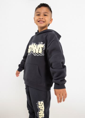 Stmnt Kids Iron Hoodie in Grey