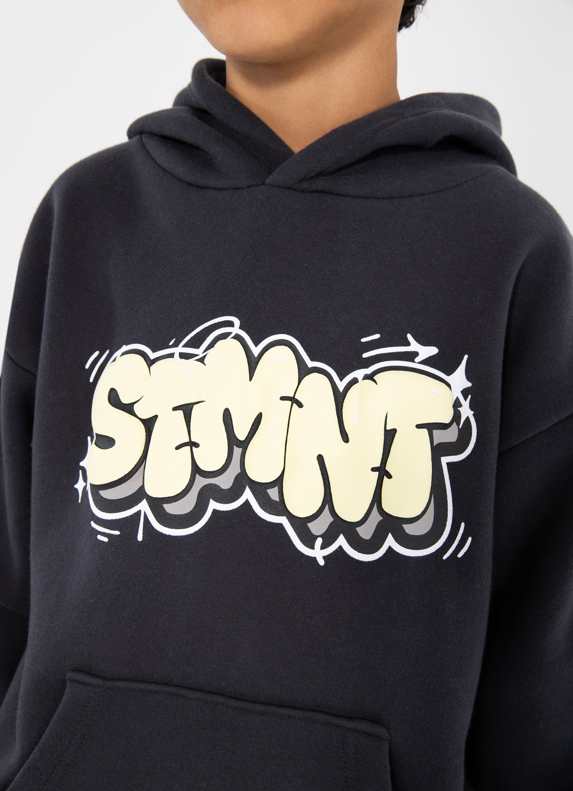 Stmnt Kids Iron Hoodie in Grey