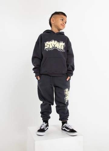 Stmnt Kids Iron Hoodie in Grey