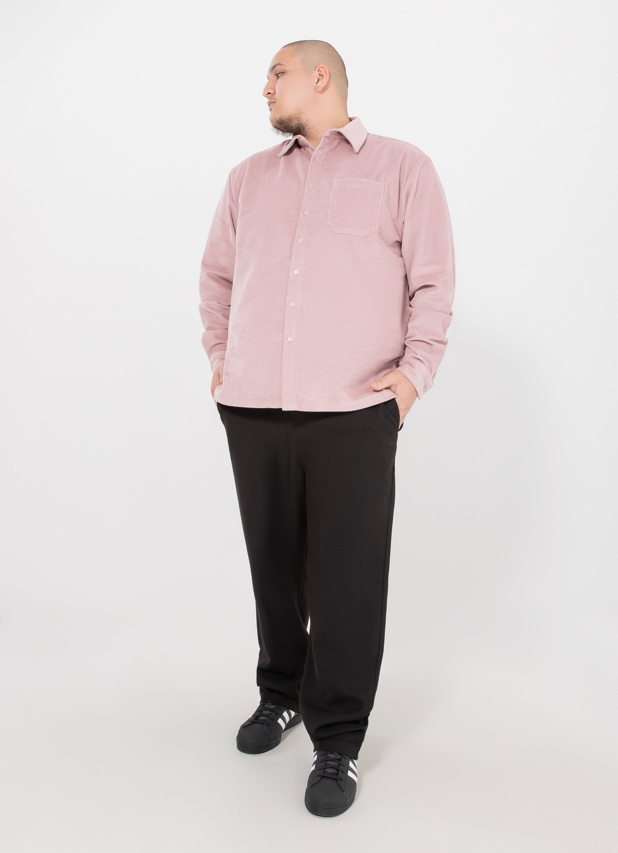 Stmnt Summit Long Sleeve Shirt - Big & Tall in Pink