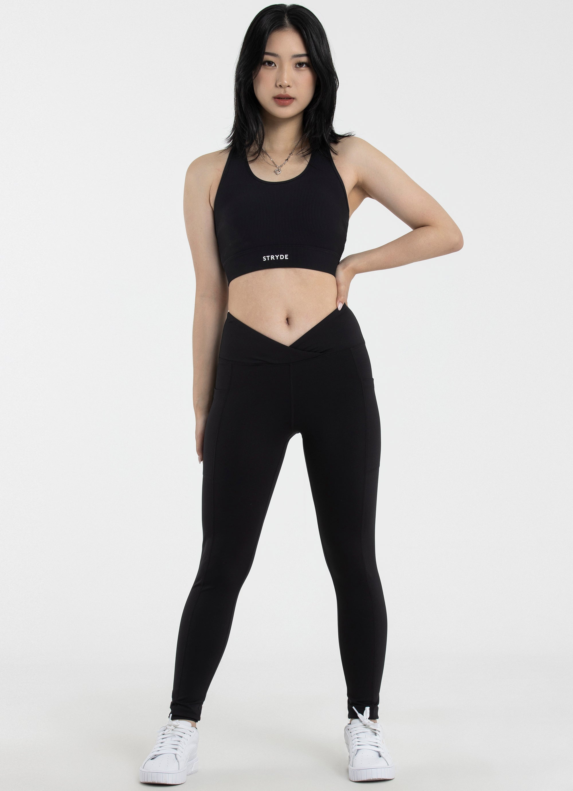 Buttery soft black leggings top