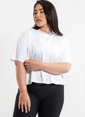 Stryde Cropped Flow Tee - Plus Size