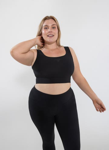 Stryde Midst Sports Bra - Curve in Black